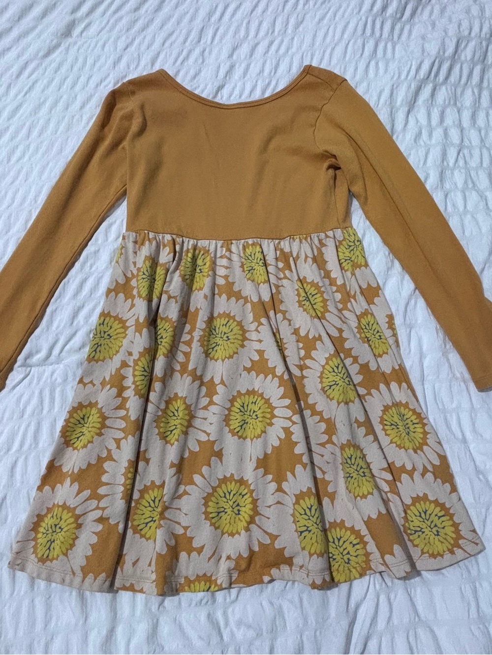 Tea Collection Girls Size 16 Floral Yellow Dress Birthday Playdate School Twirl